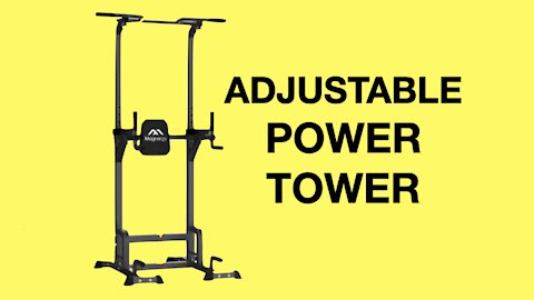 Magnergy Power Tower Review - Dip Station, Pull Up Bar, Push Ups for Home Gym