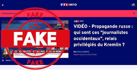 Debunking du "fact-checking" de TF1-LCI sur les journalistes indépendants dans le Donbass