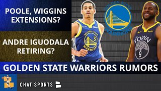 Latest Warriors Rumors On Andrew Wiggins, Jordan Poole Contract Extension Talks