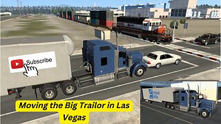 Moving the Big Tralor on the Roads of Las Vegas | American Truck Simulator