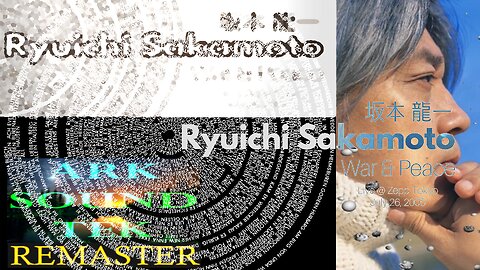 Ryuichi Sakamoto War & Peace Live 2005 ARKSOUNDTEK Rumblemaster 2023