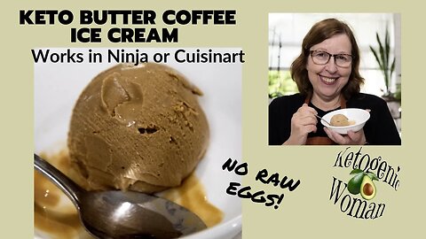 Keto Butter Coffee Ice Cream | Boiled Egg Home Made Ice Cream | Ninja Ice Cream Maker