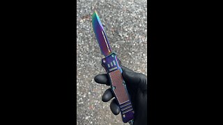 Titanium OTF Knife