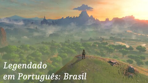 Liberando a primeira torre no The Legend of Zelda: Breath of the Wild legendado pt-br.