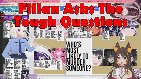 @filianIsLost Asks The Tough Questions #vtuber #clips