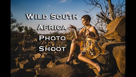 Wild South Africa Natural Light Shoot in Safari Land- How To Make Your Subject Part of the Landscape