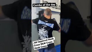 Combo of the day - Boxing - Jab Uppercut Hook Cross B&W Cross Hook Cross