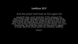 Leviticus Chapter 13