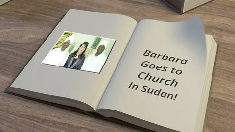 Barbara Brown goes to church on Easter in Sudan, the guest of President Al-Bashir and his motorcade