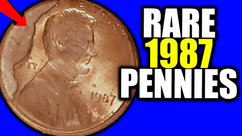 RARE Mistakes on PENNIES THAT MAKE THEM VALUABLE COINS!! 1987 ERROR PENNY