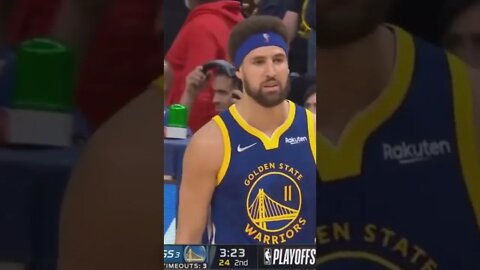Klay Thompson Goes After Dillon Brooks For Hard Foul on Steph Curry