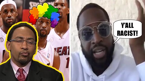 Dwyane Wade makes IDIOTIC statement that the Miami Heat Big 3 got BACKLASH because they were BLACK!