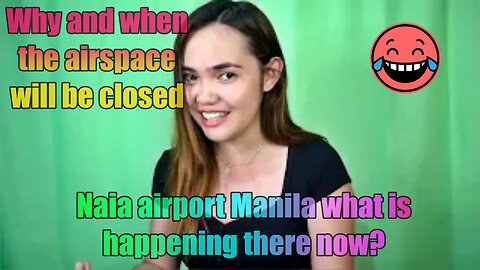 Manila Naia airport closing air space above airport when and why?