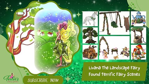 Teelie's Fairy Garden | Livana The Landscape Fairy Found Terrific Fairy Scenes | Teelie Turner