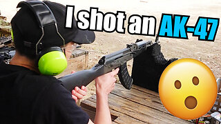 Shooting an AK-47 for the First Time - Vlog #10