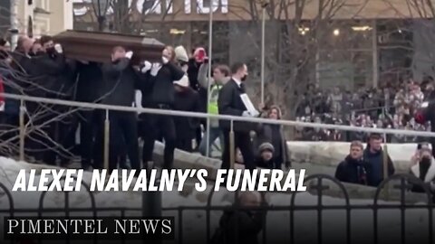 Thousands gather for Alexei Navalny's funeral in Moscow