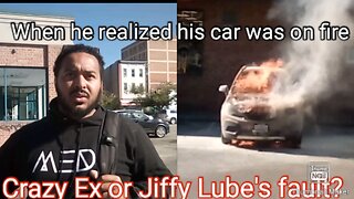 Mans ex sets his car on fire? Hear from owner!!