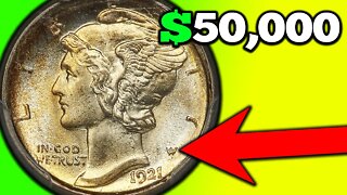 1921 Mercury Dimes Worth A LOT More Than 10 Cents! Silver Coins To Know About