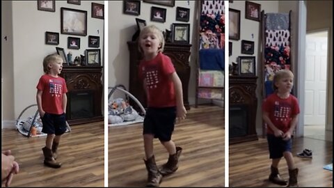 Little Boy's Awesome Morgan Wallen Performance