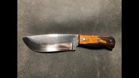 Making a knife from a farriers rasp