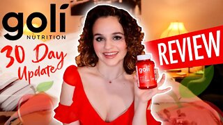 Goli Apple Cider Vinegar Gummy Review | 30 Day Update | Carolyn Marie