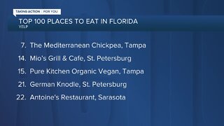22 Tampa Bay area restaurants make Yelp's first-ever Top 100 Places to Eat in Florida list