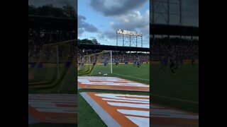Gol do Cano (por trás do gol) - Resende 0x4 Fluminense