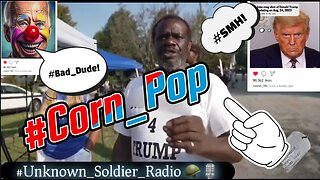 "Corn Pop" Supports Black Male Voters For Trump 24' In GA!...