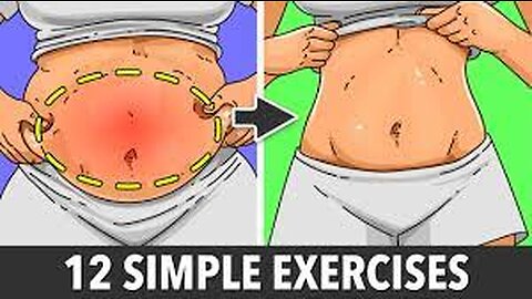 12 Simple Exercises To Lose Inches Off Your Waist: Belly Fat Workout
