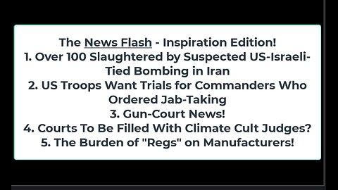 Liberty Conspiracy LIVE 1-3-24! Bomb Kills 100 in Iran, US Troops Want Court 4 Jab-Commanders, Guns