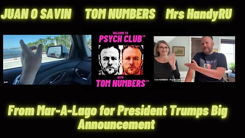 JUAN O SAVIN at Mar-A-Lago with Tom NUMBERS & Mrs HandyRU -