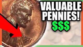 RARE PENNIES WORTH MONEY - VALUABLE PENNIES TO LOOK FOR!!