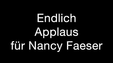 Endlich Applaus für Nancy Faeser