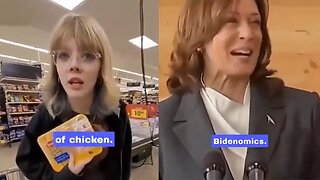 Young Ladies Learn The Reality Of Bidenomics By Grocery Shopping With Mom