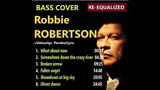 Bass cover ROBBIE ROBERTSON ("The Band") _ Lyrics, Clips, Clocks