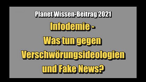 🟥 Infodemie - Was tun gegen Verschwörungsideologien und Fake News? (ARD ⎪ 15.02.2021)