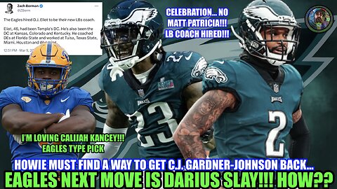 👀 EAGLES NEXT SHOE TO DROP? DARIUS SLAY! HOW? | Ryan Clark Says "Eagles NEED CJGJ BACK" | LB Coach🚀