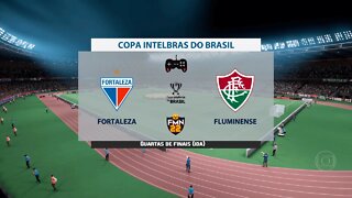 Copa Do Brasil 2022 - Fortaleza x Fluminense | Quartas finais (Ida) | FIFA 22 SIMULAÇÃO