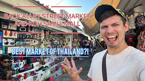 Koh Samui’s BEST MARKET NOW (JANUARY 2023) Chaweng Central :) Thailand update!