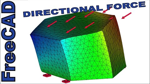 FreeCAD FEM: Apply Force in a Specific Direction|JOKO ENGINEERING|