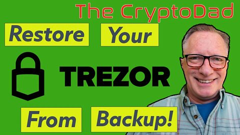 How to Restore a Trezor Hardware Wallet from Your 12/24 Word Backup Phrase (2022 Version)