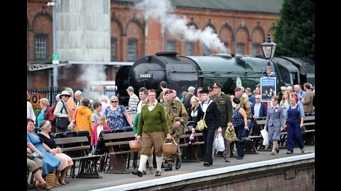 SEVERN VALLEY RAILWAY WORLD WAR 2 EVENT, STEP BACK IN TIME