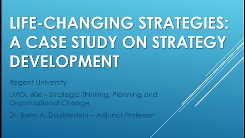 LMOL 606 - Period Two-Part One Presentation - Strategic Innovation - A Case Study