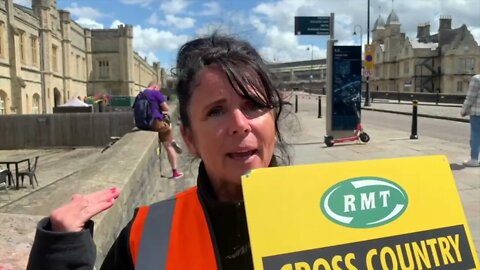 This strike is for all of us! - Interview with an RMT branch secretary on the picket line