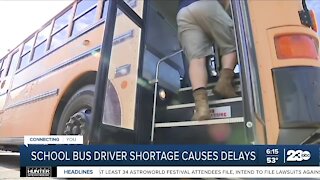 National school bus driver shortage causing delays
