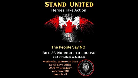 STOP BILL 36 - STAND UNITED