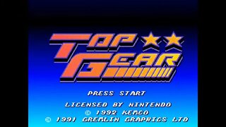 Sunday Longplay - Top Gear (SNES) - White Car Playthrough