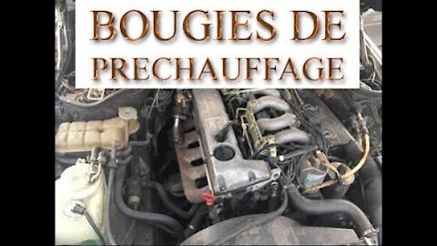 Mercedes Benz W124 Diesel - Démarrage difficile? Comment tester les bougies de préchauffage tutorial