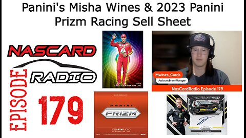 Panini's Misha Wines & 2023 Panini Prizm Racing Sell Sheet Review - Episode 179