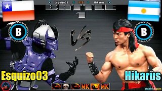 Ultimate Mortal Kombat 3 (Esquizo03 Vs. Hikarus) [Chile Vs. Argentina]